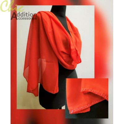 Beaded shawl A2N001-B